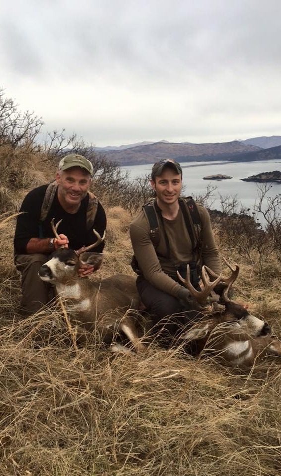 Glassing for deer on Kodiak